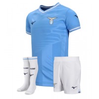 Dětský fotbalový dres Lazio 2023-24 Domácí Krátký Rukáv (+ trenýrky)